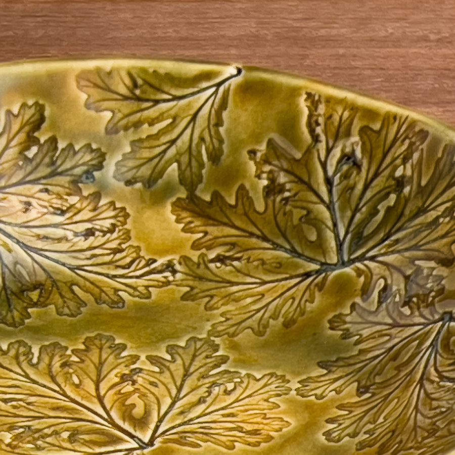 Leaf Motif Medium Bowl 7.5" Autumn